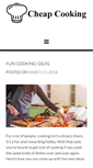 Mobile Screenshot of cheapcooking.org